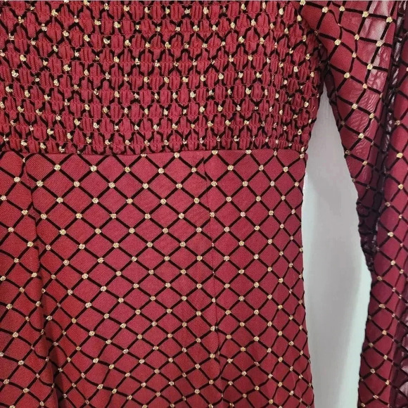 ‎Lily Rose Foil Emblished Skater Dress - Picture 5 of 15